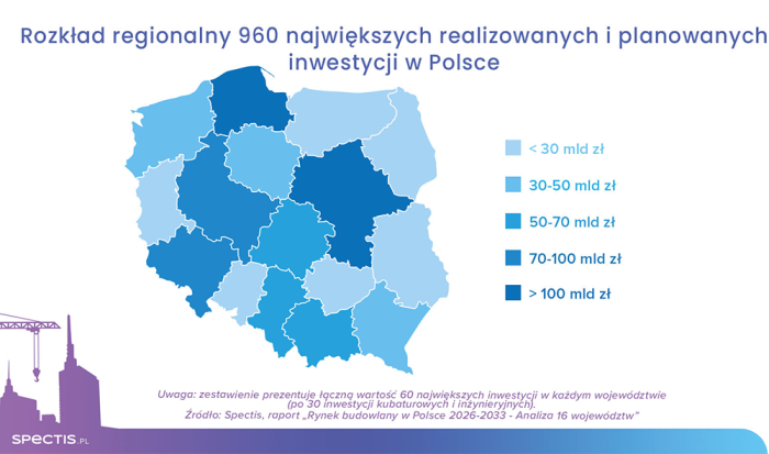 Regionalny potencjał budowlany: na czele Pomorze i&nbsp;Mazowsze