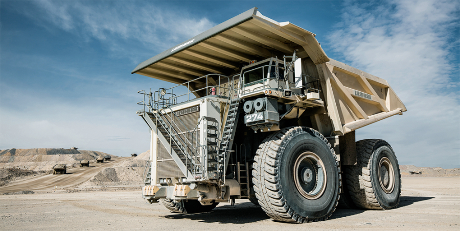Nowe wozidło górnicze Liebherr T 274