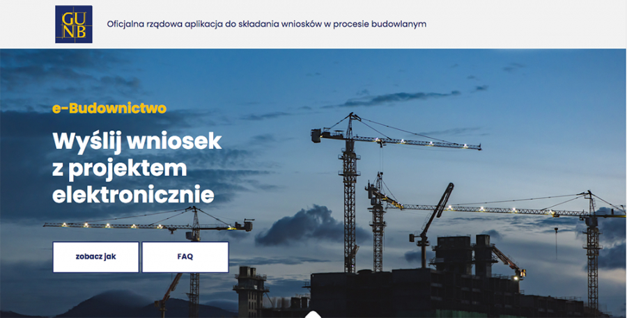 GUNB ułatwia składanie wniosków