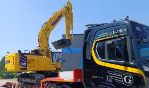 Inteligentne Komatsu budują trasę S12