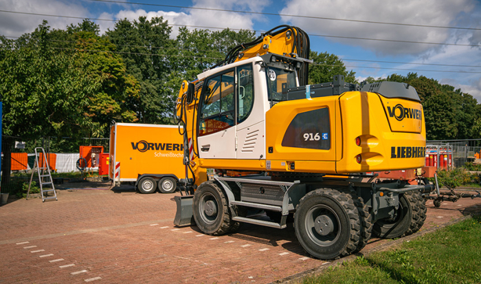 Liebherr na budowie &bdquo;wodorociągu&rdquo;