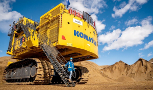 Komatsu PC9000 w kopalni Fort Hills