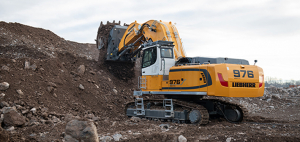 Dwa giganty Liebherr