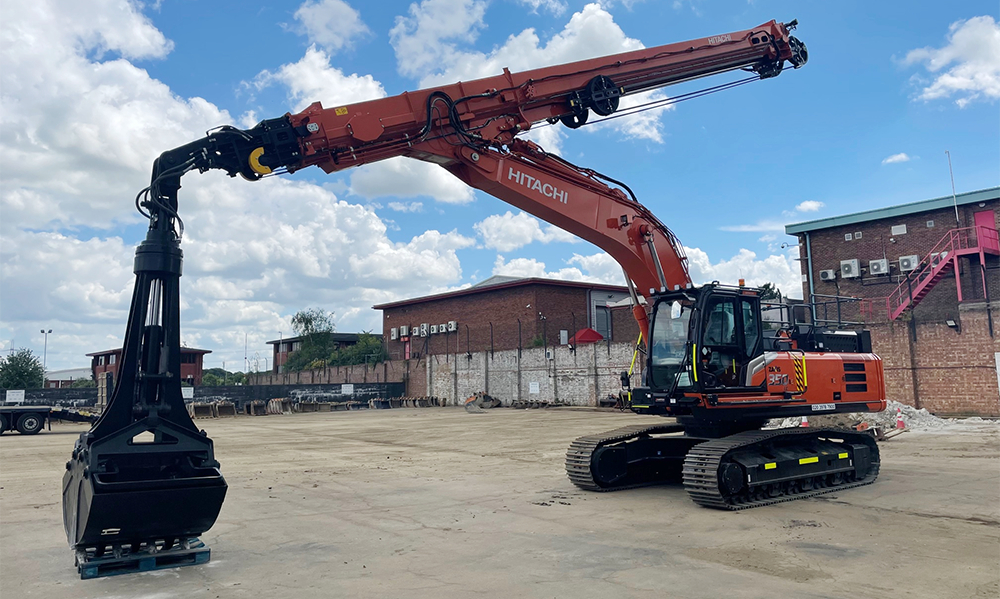 Kopanie głębiej z Hitachi Zaxis-7