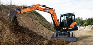 Nową koparka kołowa Doosan DX57W-7