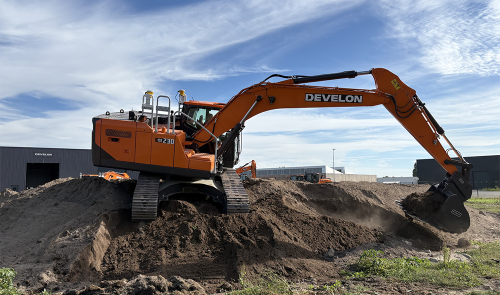 Seria koparek Develon 9 kompatybilna z Trimble