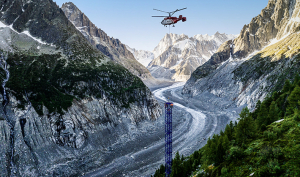 Liebherr na Mont Blanc