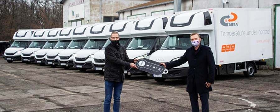 Iveco wozi szczepionki na Covid