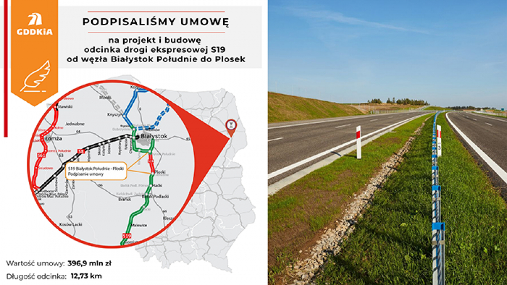 Pierwszy podlaski odcinek Via Carpatia w realizacji