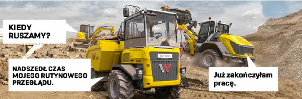 Maszyny Wacker Neuson pod kontrolą EquipCare
