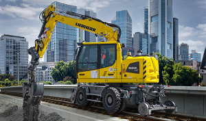 Koparki Liebherr z kolejowym certyfikatem