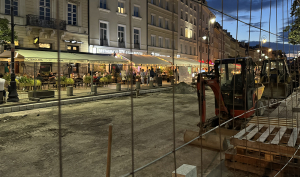 Koparki na Trakcie Kr&oacute;lewskim