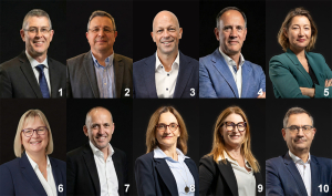 1 Brad Boehler - 2 Jean Rouault - 3 Steve Ryder - 4 Maurizio Achilli - 5 Elisabeth Ausimour - 6 Corinne Leguyader - 7 Pierre Paineau - 8 Céline Brard - 9 Christine Prat - 10 Hervé Rochet