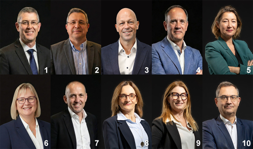 1 Brad Boehler - 2 Jean Rouault - 3 Steve Ryder - 4 Maurizio Achilli - 5 Elisabeth Ausimour - 6 Corinne Leguyader - 7 Pierre Paineau - 8 C&eacute;line Brard - 9 Christine Prat - 10 Herv&eacute; Rochet