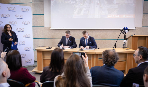 Budowa Drogi Czerwonej w Gdyni